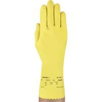 VersaTouch&reg; 297 Gloves, Size Medium/8, 12" L, Rubber Latex, Flock-Lined Inner Lining, 20-mil St. Lawrence Industrial & Safety Supply