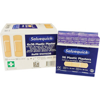 Salvequick&reg; Bandage Dispensing Systems Refills, Rectangular/Square, Plastic, Sterile St. Lawrence Industrial & Safety Supply
