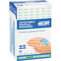 Bandages, Knuckle, 3", Fabric Metal Detectable, Sterile St. Lawrence Industrial & Safety Supply