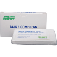 Gauze Compress, Pad, 36" L x 36" W, Sterile, Medical Device Class 1 St. Lawrence Industrial & Safety Supply
