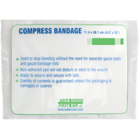 Large Compress Bandage, 15" L x 4-1/2" W St. Lawrence Industrial & Safety Supply