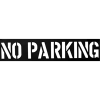 Parking Lot Stencils, English, 12" St. Lawrence Industrial & Safety Supply