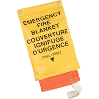 Emergency Fire Blankets, Fibreglass, 72"L x 72"W St. Lawrence Industrial & Safety Supply