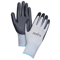 Gants l&eacute;gers enduits et respirants, 10/T-Grand, R&ecirc;vetement Mousse de nitrile, Calibre 13, Enveloppe en Polyester St. Lawrence Industrial & Safety Supply