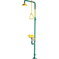 Combinaison de douche & douche oculaire/faciale a&eacute;r&eacute;e Safe-T-Zone St. Lawrence Industrial & Safety Supply