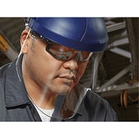 Ratchet Headgear with Faceshield, Polycarbonate, Ratchet Suspension St. Lawrence Industrial & Safety Supply