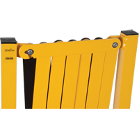 Expandable Barrier, 37" H x 11' L, Black/Yellow St. Lawrence Industrial & Safety Supply