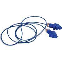Rockets&reg; Metal Detectable Reusable Earplugs, Corded, One-Size, Bulk - Plastic Case, 27 NRR dB St. Lawrence Industrial & Safety Supply