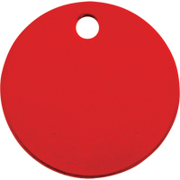 Blank Tags, Aluminum, 1.5" dia St. Lawrence Industrial & Safety Supply