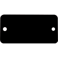 Blank Tags, Aluminum, 3" W x 1" H St. Lawrence Industrial & Safety Supply