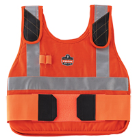 Vestes de refroidissement par changement de phase 6215HV, Petit/Moyen, Orange St. Lawrence Industrial & Safety Supply
