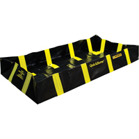 QuickBerm&reg; Containment Berm with Inside Wall Supports, 175 US gal. Capacity, 4' W x 6' L x 12" H, Snap-Up Bracket St. Lawrence Industrial & Safety Supply