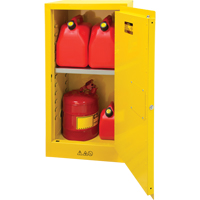 Armoire pour produits inflammables, 16 gal., 1 Porte(s), 23" La x 44" h x 18" p St. Lawrence Industrial & Safety Supply