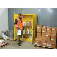 Armoire pour produits inflammables, 45 gal., 2 Porte(s), 43" La x 65" h x 18" p St. Lawrence Industrial & Safety Supply