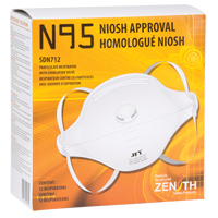 Respirateur contre les particules, N95, Certifi&eacute; NIOSH, Moyen/grand St. Lawrence Industrial & Safety Supply