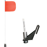 Tiges de s&eacute;curit&eacute; pour travaux l&eacute;gers Safety Whip, Fixation Fen&ecirc;tre, Hauteur 5', Orange St. Lawrence Industrial & Safety Supply
