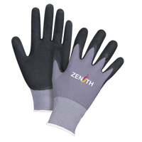Gants ZX-1 de premi&egrave;re qualit&eacute; compatibles avec les &eacute;crans tactiles, 8/Moyen, R&ecirc;vetement Nitrile/Mousse de nitrile, Calibre 15, Enveloppe en Nylon St. Lawrence Industrial & Safety Supply