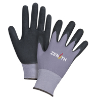 Gants ZX-1 de premi&egrave;re qualit&eacute; compatibles avec les &eacute;crans tactiles, 10/T-Grand, R&ecirc;vetement Nitrile/Mousse de nitrile, Calibre 15, Enveloppe en Nylon St. Lawrence Industrial & Safety Supply