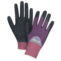 Gants enduits de premi&egrave;re qualit&eacute; ZX-2, 8/Moyen, R&ecirc;vetement Nitrile/Mousse de nitrile, Calibre 18, Enveloppe en Nylon St. Lawrence Industrial & Safety Supply