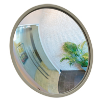 Miroir convexe avec support, Int&eacute;rieur/Ext&eacute;rieur, Diam&egrave;tre 12" St. Lawrence Industrial & Safety Supply
