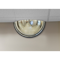 Miroir en d&ocirc;me 180°, Demi-d&ocirc;me, Dessus ferm&eacute;, Diam&egrave;tre 18" St. Lawrence Industrial & Safety Supply