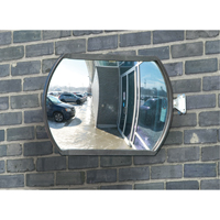 Miroir convexe rectangulaire/rond avec bras t&eacute;lescopique, 12" h x 18" la, Int&eacute;rieur/Ext&eacute;rieur St. Lawrence Industrial & Safety Supply