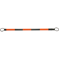 Retractable Cone Bar, 7' 5" Extended Length, Black/Orange St. Lawrence Industrial & Safety Supply
