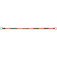 Retractable Cone Bar, 7' 5" Extended Length, Black/Orange St. Lawrence Industrial & Safety Supply