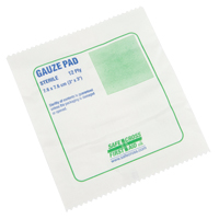 Gauze , Pad, 3" L x 3" W, Sterile, Medical Device Class 1 St. Lawrence Industrial & Safety Supply