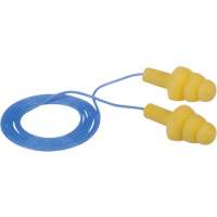E-A-R Ultrafit Premolded Earplugs, Corded, Bulk - Polybag, 25 dB NRR, One-Size St. Lawrence Industrial & Safety Supply