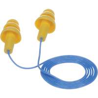 E-A-R Ultrafit Premolded Earplugs, Corded, Bulk - Polybag, 25 dB NRR, One-Size St. Lawrence Industrial & Safety Supply