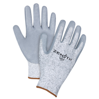 Gants &eacute;lastiques sans coutures r&eacute;sistants &agrave; la coupe, Taille Grand/9, Calibre 13, Rev&ecirc;tement Nitrile, Enveloppe en PEHP, ANSI/ISEA 105 niveau 2/EN 388 niveau 3 St. Lawrence Industrial & Safety Supply