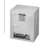 Solid Polyethylene Acid Cabinets, 6 x 0.66043 Gal., 17" x 22" x 17" St. Lawrence Industrial & Safety Supply