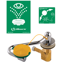 Poste de douche oculaire/faciale, Installation Montage sur &eacute;vier St. Lawrence Industrial & Safety Supply