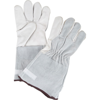 Gants de travail &agrave; ajustement d'usage standard, Moyen, Paume en Cuir fleur de ch&egrave;vre St. Lawrence Industrial & Safety Supply