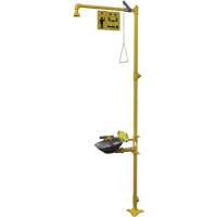Combinaison de douche d'urgence & douche oculaire Halo St. Lawrence Industrial & Safety Supply