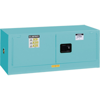 Armoire de s&eacute;curit&eacute; en acier inoxydable pour produits corrosifs/acides EX Piggyback Sure-Grip , 12 gal., 2 Porte(s), 43" La x 18" h x 18" p St. Lawrence Industrial & Safety Supply