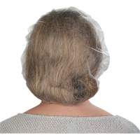 Bonnets bouffants non tiss&eacute;s, Polypropyl&egrave;ne, 21"/Grand, Blanc St. Lawrence Industrial & Safety Supply