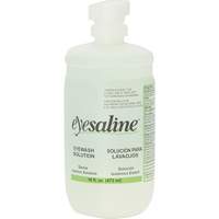 Saline Eyewash Bottles, Full Bottle, 16 oz. St. Lawrence Industrial & Safety Supply