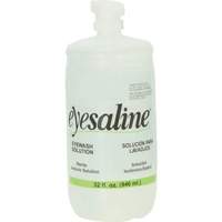 Saline Eyewash Bottles, Full Bottle, 32 oz. St. Lawrence Industrial & Safety Supply