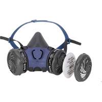 Respirateur &agrave; demi-masque 7000 pr&eacute;-assembl&eacute; pour la peinture pulv&eacute;ris&eacute;e/pesticides, &eacute;lastom&egrave;re/Thermoplastique, Moyen St. Lawrence Industrial & Safety Supply