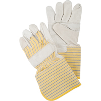 Gants d'ajusteur &agrave; paume renforc&eacute;e, Grand, Paume en Cuir fleur de vache, Doublure en Coton St. Lawrence Industrial & Safety Supply