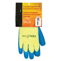 Gants haute visibilit&eacute; doubl&eacute;s d'acrylique de caoutchouc naturel, 10, R&ecirc;vetement Latex de caoutchouc, Calibre 7, Enveloppe en Acrylique St. Lawrence Industrial & Safety Supply