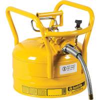 Bidons s&eacute;curitaires D.O.T. de AccuFlow, Type II, Acier, 2,5 gal. US, Jaune, Homologu&eacute; FM St. Lawrence Industrial & Safety Supply