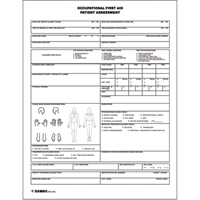 Patient Assessment Chart St. Lawrence Industrial & Safety Supply