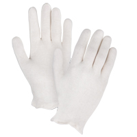 Mediumweight Inspection Gloves, Poly/Cotton, Hemmed Cuff, Ladies St. Lawrence Industrial & Safety Supply