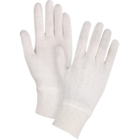Mediumweight Inspection Gloves, Poly/Cotton, Knit Wrist Cuff, Ladies St. Lawrence Industrial & Safety Supply