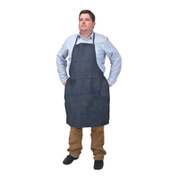 Tablier, Coton, 38" lo x 28" la, Bleu St. Lawrence Industrial & Safety Supply