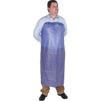Tablier l&eacute;ger, Vinyle, 45" lo x 36" la, Bleu St. Lawrence Industrial & Safety Supply
