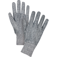 Jersey Gloves, Large, Salt & Pepper, Unlined, Knit Wrist St. Lawrence Industrial & Safety Supply